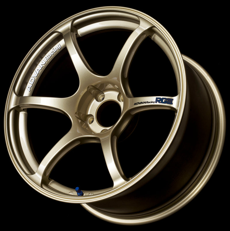 Advan RGIII 17x9.0 +45 5-114.3 Racing Gold Metallic Wheel