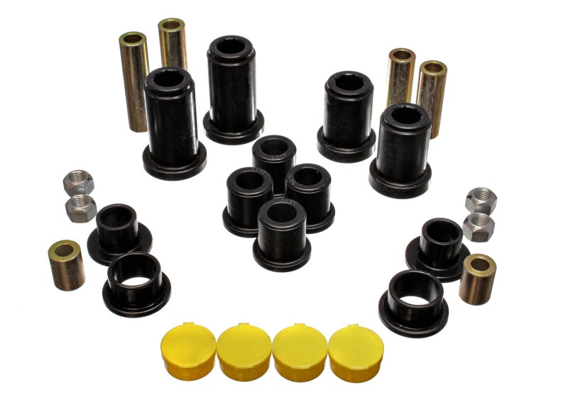 Energy Suspension 99-07 General Motors (Various) Black Front End Control Arm Bushing Set - eliteracefab.com