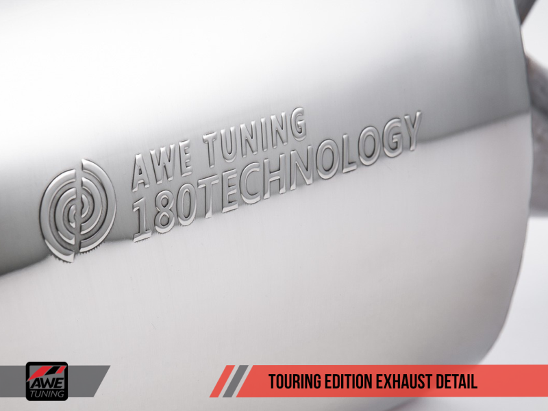 AWE Tuning Mk6 GLI 2.0T - Mk6 Jetta 1.8T Touring Edition Exhaust - Polished Silver Tips - eliteracefab.com