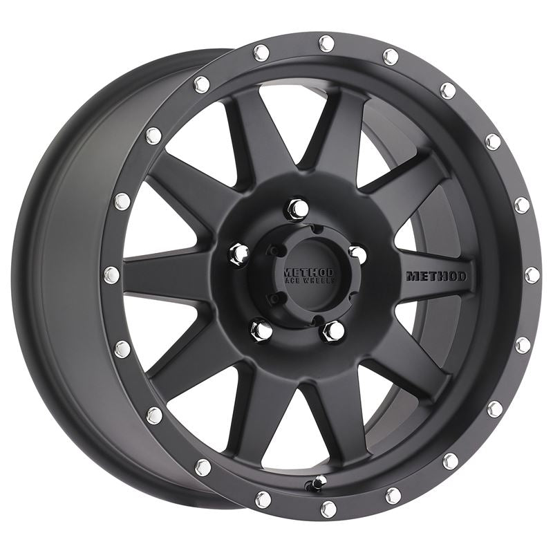 Method Race Wheels MR301 The Standard, 15x7, -6mm Offset, 5x4.5, 83mm Centerbore, Matte Black - eliteracefab.com