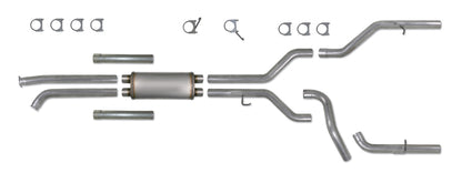 Diamond Eye KIT 3-1/2in CB DUAL GAS AL TOYOTA TUNDRA 5.7L 07-10 Diamond Eye Performance