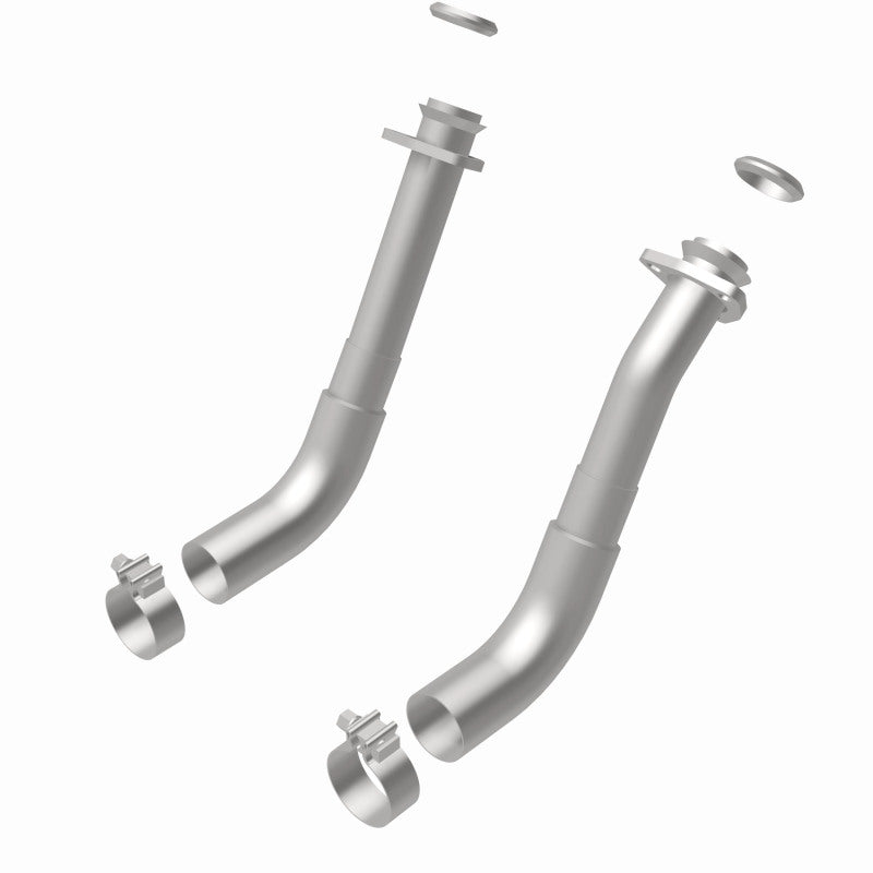 MagnaFlow 66-72 Chevy C10 Pickup V8 2-Piece Front Exhuast Pipe Kit (2in Tubing/Clamps/Inlet Flanges) Magnaflow