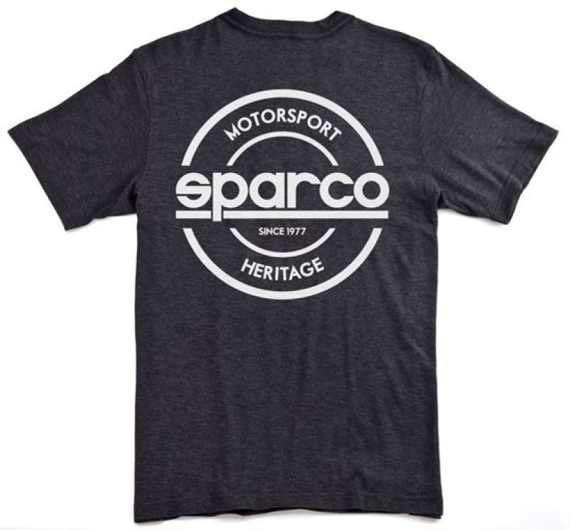 Sparco T-Shirt Seal Charcoal Youth Large - eliteracefab.com