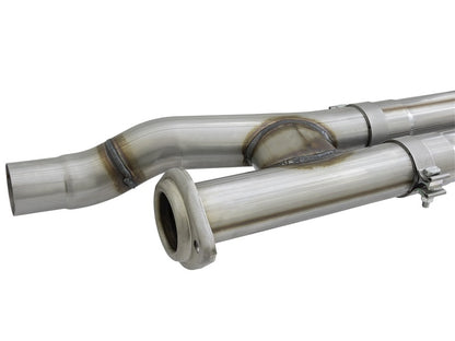 aFe POWER Rebel Series 3in 409 SS Cat Back Exhaust w/ Black Tips 17 Ford F-150 Raptor V6-3.5L - eliteracefab.com