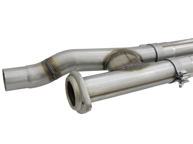 aFe POWER Rebel Series 3in 409 SS Cat Back Exhaust w/ Polished Tips 17 Ford F-150 Raptor V6-3.5L aFe