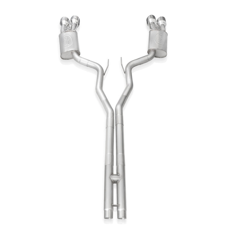Stainless Works 2020 Ford GT500 Legend Catback H-Pipe Exhaust Factory Connect - Polished Tips Stainless Works