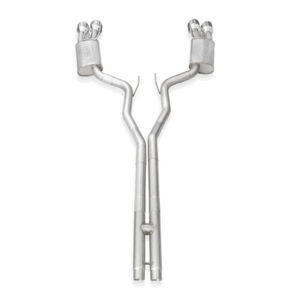 Stainless Works 2020 Ford GT500 Legend Catback H-Pipe Exhaust Factory Connect - Polished Tips Stainless Works