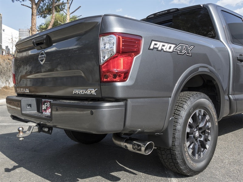 aFe MACH Force-Xp 2-1/2in Cat-Back Exhaust System w/ Polished Tip 16-17 Nissan Titan XD V8 5.6L - eliteracefab.com