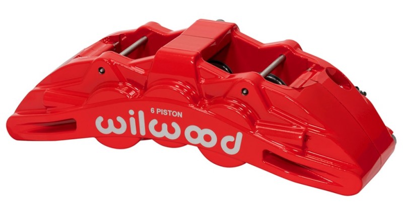 Wilwood Caliper Red SX6R 4.04in Piston 1.25in Disc Wilwood