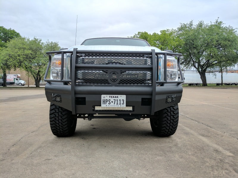 Road Armor 11-16 Ford F-250 Vaquero Front Bumper Full Guard - Tex Blk Road Armor
