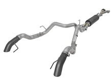 Load image into Gallery viewer, aFe MACH Force-Xp Cat-Back Exhaust w/Dual Hi-Tuck Tips Black 17-18 Ford F-150 Raptor V6-3.5L (tt)