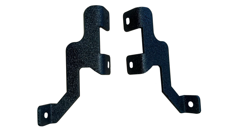 Fishbone Offroad 04-14 Ford F150 / 10-14 Raptor Hood Light Bracket - Black Fishbone Offroad