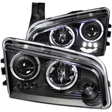 Load image into Gallery viewer, ANZO USA Dodge Charger Projector Headlights W/ Halo Black; 2006-2010 - eliteracefab.com