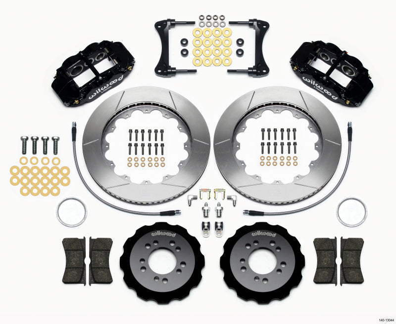 Wilwood Narrow Superlite 6R Front Hat Kit 14.00in 2008-up Hyundai Genesis Coupe w/Lines Wilwood