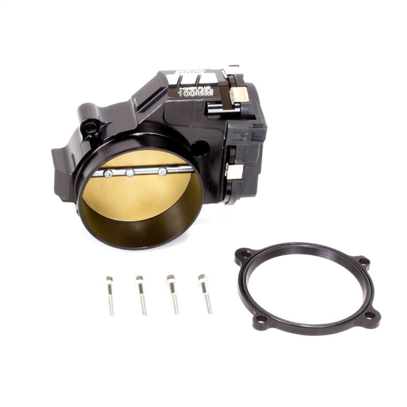 BBK 15-20 Dodge Hellcat 6.2L 100mm Black Billet Series Throttle Body - eliteracefab.com