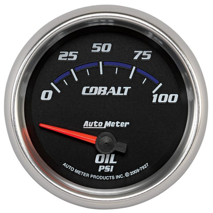 Autometer Cobalt 66.7mm 0-100 PSI Oil Pressure Gauge 7927
