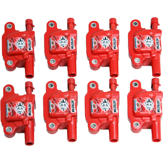 Granatelli 2005-2013 GM LS3 85KV Red Mass Airflow Sensor - Set of 8 - Part 28-0513-CPRM