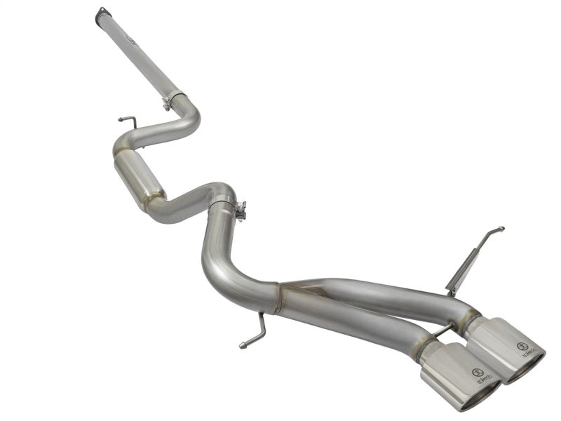 aFe POWER Takeda 3in 304 SS Cat-Back Exhaust w/ Polished Tips 13-17 Ford Focus ST L4-2.0L (t) - eliteracefab.com