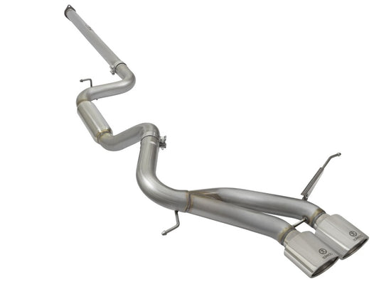 aFe POWER Takeda 3in 304 SS Cat-Back Exhaust w/ Polished Tips 13-17 Ford Focus ST L4-2.0L (t) - eliteracefab.com