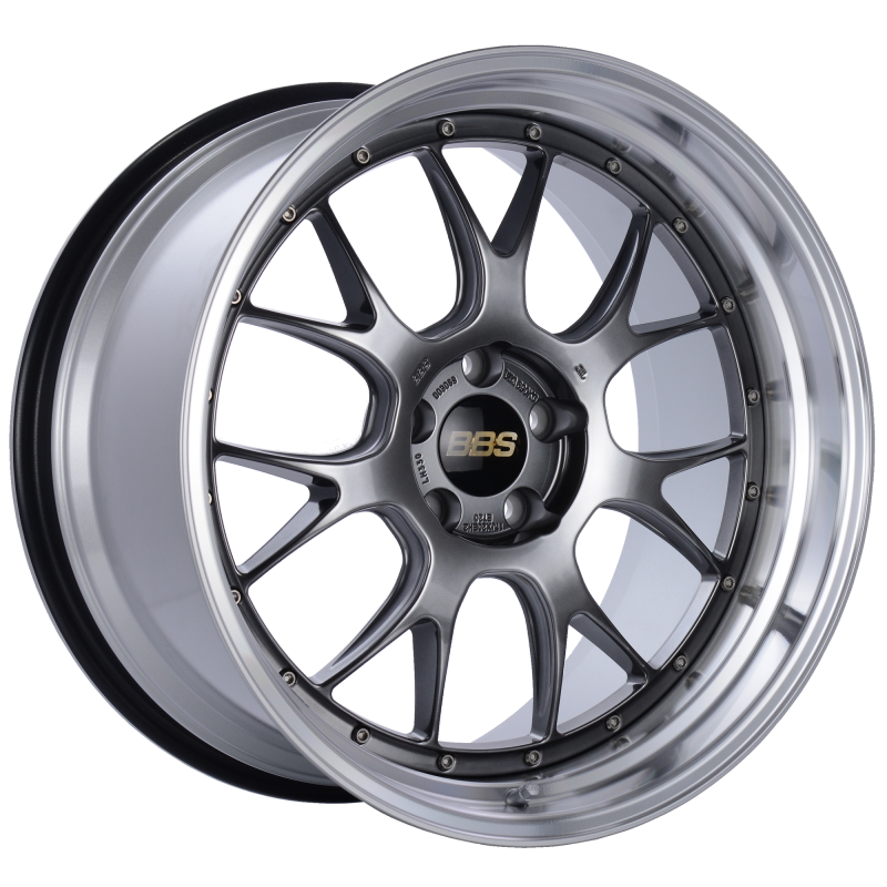 BBS LM-R 20x11 5x114.3 ET20 CB66 Diamond Black Center Diamond Cut Lip Wheel BBS