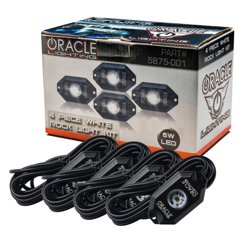 Oracle Underbody Wheel Well Rock Light Kit - White (4PCS) - 5000K - eliteracefab.com