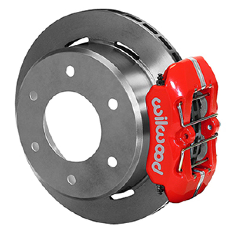 Wilwood 63-87 C10/C15 DynaPro FDPLP Red Calipers 11in x .81in Rotors 6-Lug Rear Disc Brake Kit Wilwood