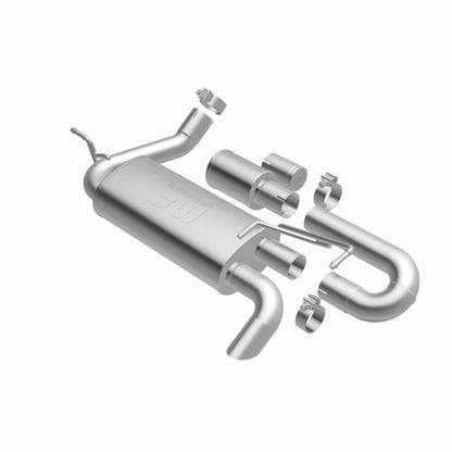 MagnaFlow 07-18 Jeep Wrangler JK Overland Series Axle-Back Exhaust System Magnaflow