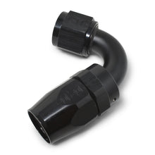 Load image into Gallery viewer, Russell Performance -12 AN Black 120 Degree Full Flow Swivel Hose End