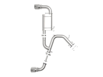 aFe Takeda Exhaust Axle-Back 19-20 Hyundai Veloster N 304SS Polished Dual Tips Exhaust aFe