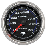 Autometer Cobalt 66.7mm 140-280 Degree F Mechanical Oil Temperature Gauge