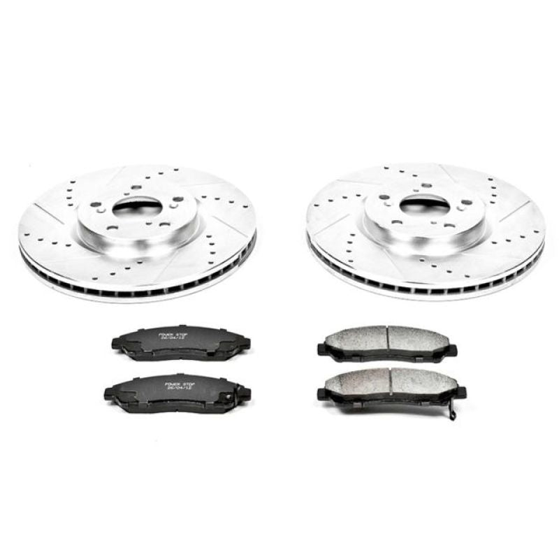 Power Stop 07-13 Acura MDX Front Z23 Evolution Sport Brake Kit - eliteracefab.com