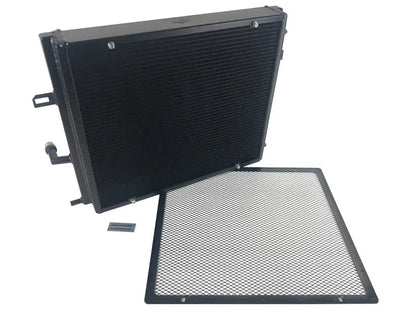 CSF Front Mount Heat Exchanger w/Rock Guard (Triple Pass) Black BMW B58/B48 - eliteracefab.com