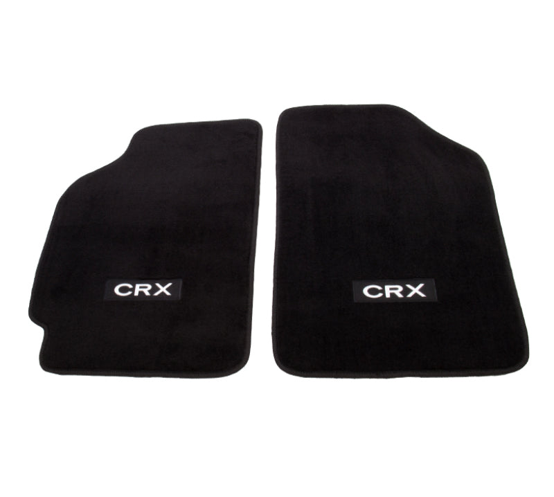 NRG Floor Mats CRX Logo 2-Piece Honda Civic CRX 1988-1991 - eliteracefab.com