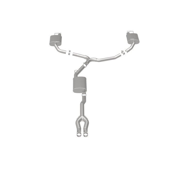 MagnaFlow Cat-Back SS Dual Split Rear Exit 2015 Dodge Charger/Chrysler 300C 3.6L V6 (Uses OEM Tips) Magnaflow