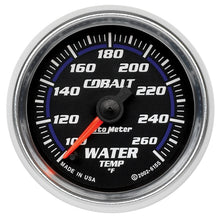 Load image into Gallery viewer, Autometer Cobalt 52mm 100-260 Deg F Electronic Water Temp Gauge