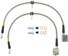 Load image into Gallery viewer, StopTech 07-08 Honda Fit Stainless Steel Brake Lines - eliteracefab.com