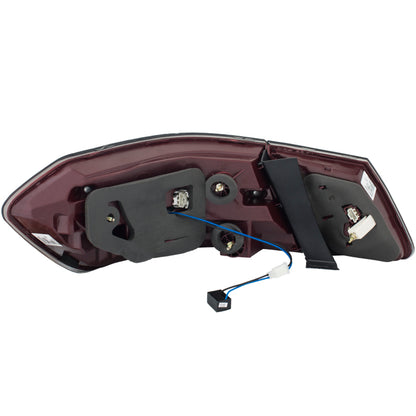 ANZO 2010-2013 Mercedes Benz E Class W212 LED Taillights Red/Clear ANZO