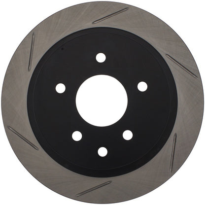 StopTech Power Slot 03-05 350Z / 03-04 G35 / 03-05 G35X SportStop Slotted Rear Right Rotor - eliteracefab.com