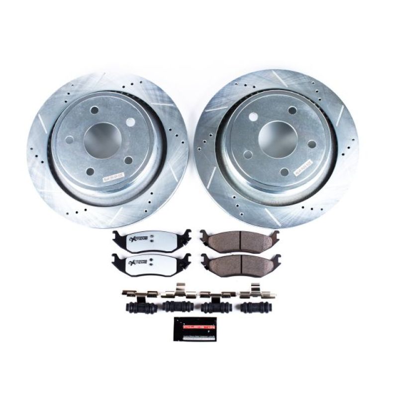 Power Stop 07-09 Chrysler Aspen Rear Z36 Truck & Tow Brake Kit - eliteracefab.com