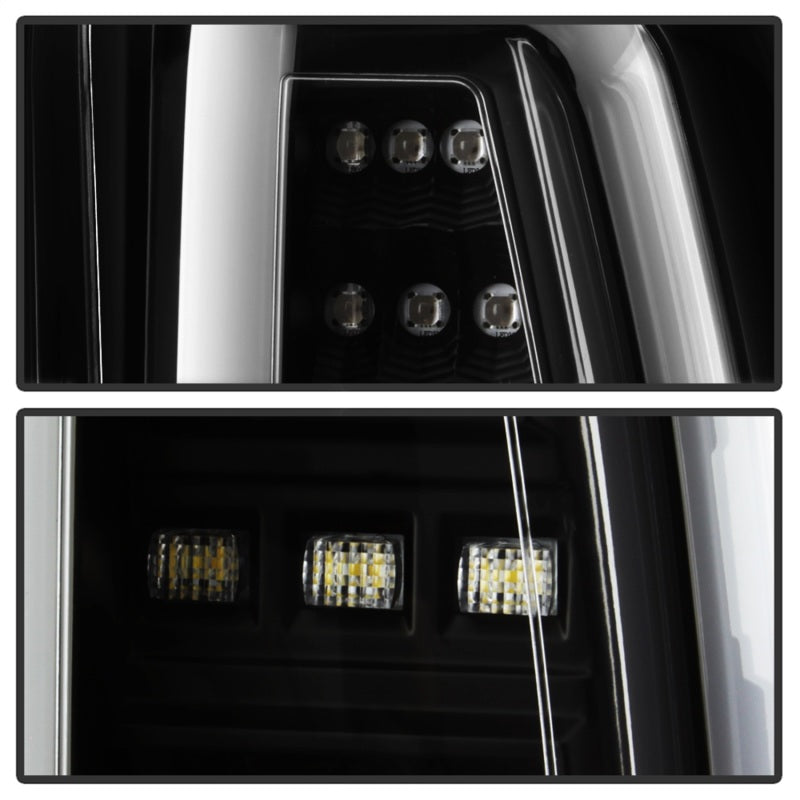 Spyder 15-17 GMC Yukon LED Tail Lights - Black (ALT-YD-GY15-LED-BK) - eliteracefab.com