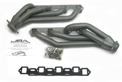 JBA 65-73 Ford Mustang 260-302 SBF 1-5/8in Primary Ti Ctd Mid Length Header JBA