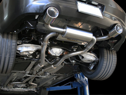 aFe Takeda 2-1/2in 304SS Cat-Back Exhaust Infiniti G37 08-13/Q60 14-15 V6-3.7 w/ Polished Tips aFe