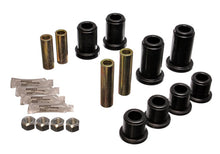 Load image into Gallery viewer, Energy Suspension 01-06 GM Silverado C2500 HD 2WD/K2500 HD 4WD Blk Front End Control Arm Bushing Set - eliteracefab.com