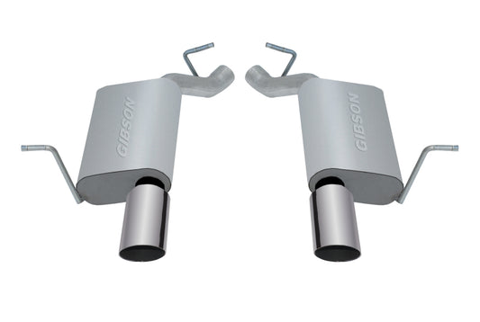Gibson 11-18 Jeep Grand Cherokee Laredo 3.6L 2.25in Axle-Back Dual Exhaust - Aluminized - eliteracefab.com