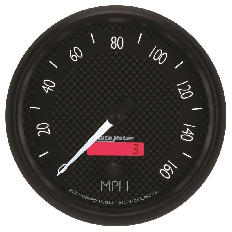 Autometer GT Series 5in In Dash 0-160 MPH Electronic Programmable Speedometer 8089
