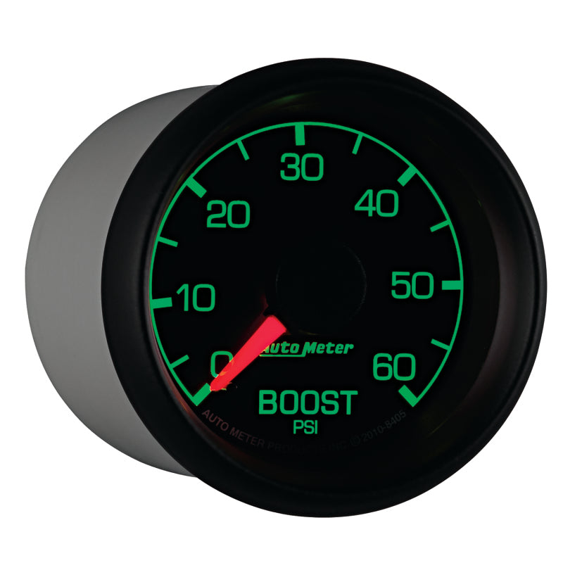 AutoMeter GAUGE; BOOST; 2 1/16in.; 60PSI; MECHANICAL; FORD FACTORY MATCH Ford 1999-2007 - eliteracefab.com