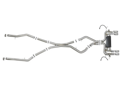 aFe MACHForce XP Exhausts Cat-Back SS 21 BMW M2 Competition L6-3.0L w/Polished Tips aFe