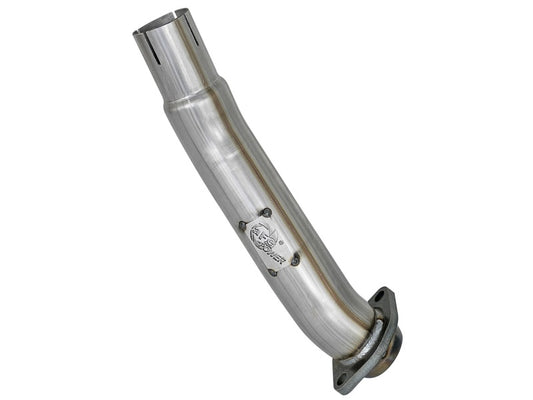 aFe Twisted Steel 2in Stainless Steel Loop Delete Down-Pipe 2018+ Jeep Wrangler (JL) V6 3.6L aFe