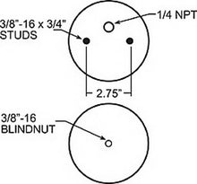 Load image into Gallery viewer, Firestone Ride-Rite Replacement Bellow 224C (For Kit PN 2040/1130/2601/2598/2580/2170) (W217606873) - eliteracefab.com