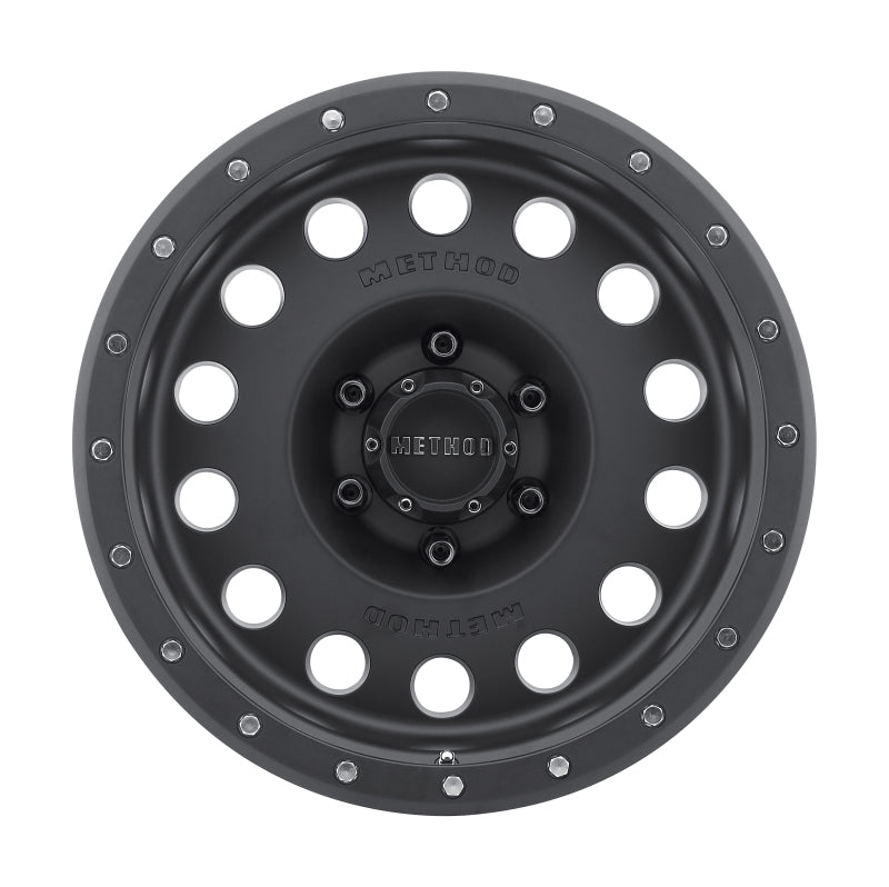 Method MR307 Hole 17x8.5 0mm Offset 6x5.5 108mm CB Matte Black Wheel - eliteracefab.com